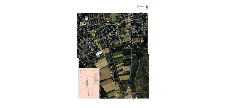Radwegumleitung B3