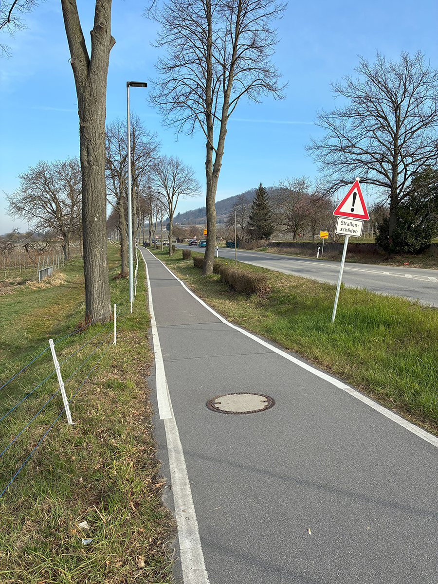 Alter Radweg Heppenheim Bensheim
