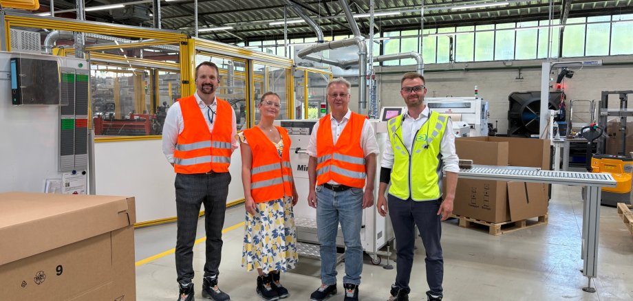 Unternehmensbesuch bei Smurfit Westrock euro-lok in Heppenheim