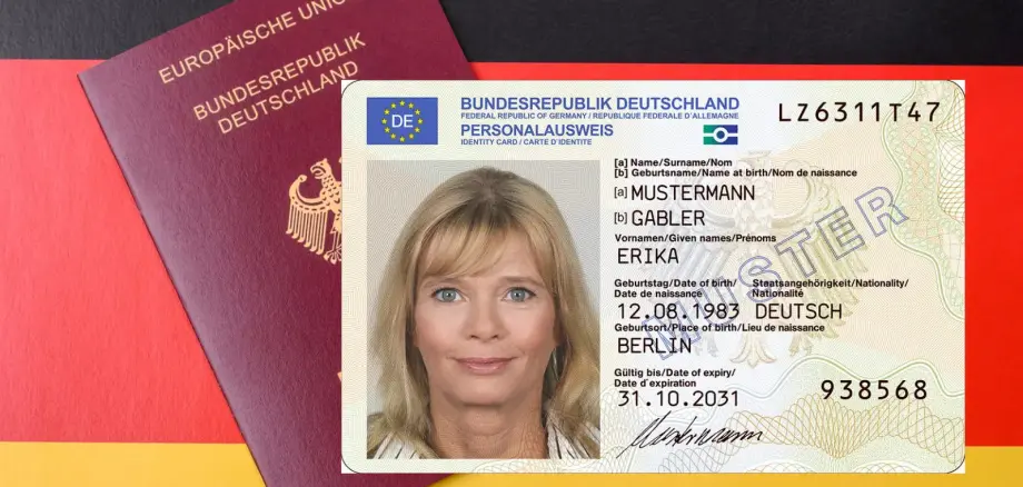 Ausweisdokument Frau Mustermann