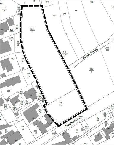 Plandarstellung zu dem von der 4. Änderung des Flächennutzungsplanes „Sonderbaufläche Lebensmittelmarkt östlich Waldstraße“ in Heppenheim-Kirschhausen betroffenen Bereich (unmaßstäblich) Plandarstellung zu dem von der 4. Änderung des Flächennutzungsplanes „Sonderbaufläche Lebensmittelmarkt östlich Waldstraße“ in Heppenheim-Kirschhausen betroffenen Bereich (unmaßstäblich)