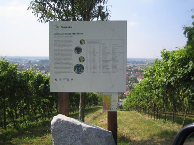 Infotafel Erlebnispfad Wein und Stein Themenrundwege Schild