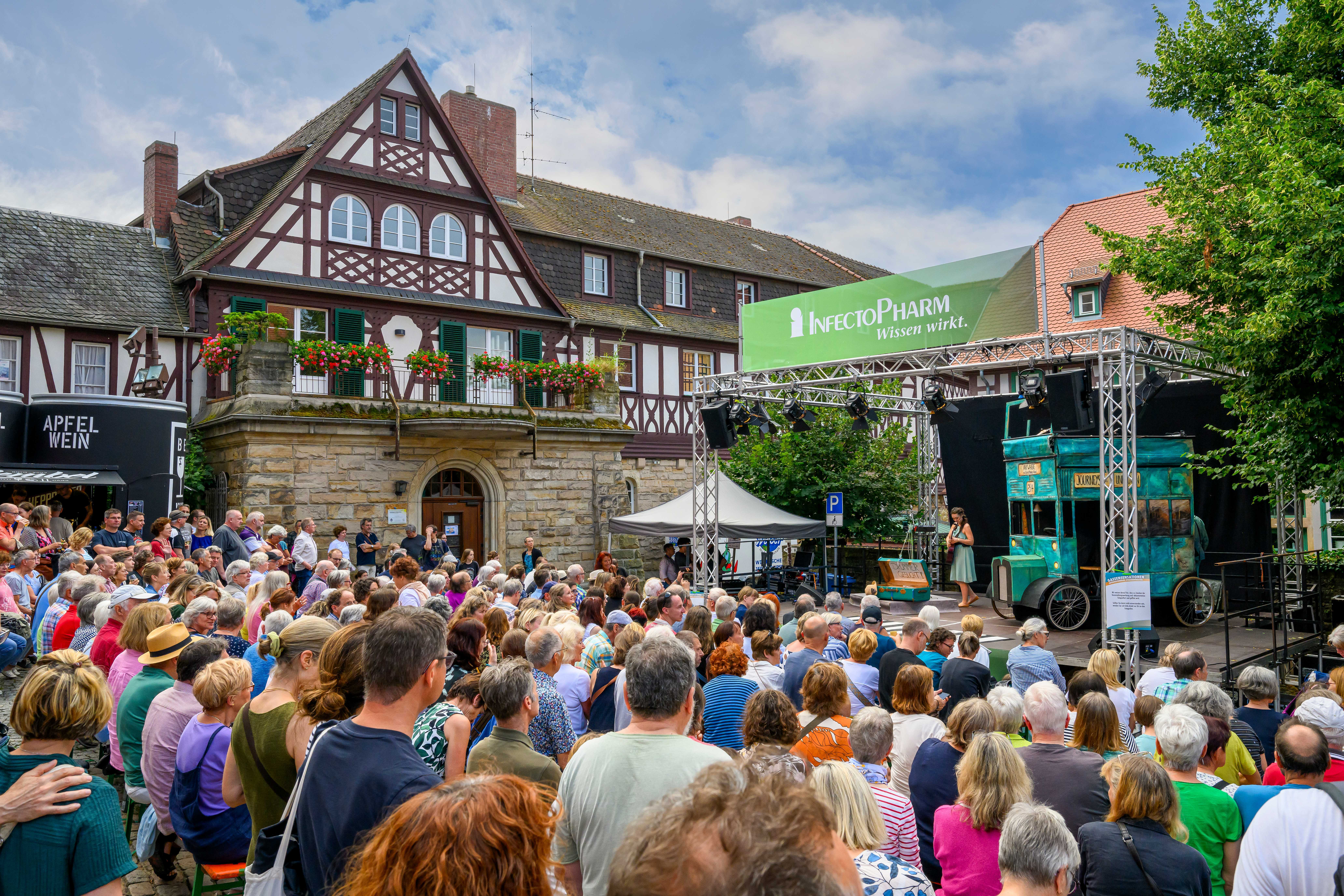 Künstler auf dem Kirchplatz