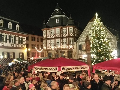 Nikolausmarkt Heppenheim Nikolausmarkt Heppenheim bei Nacht