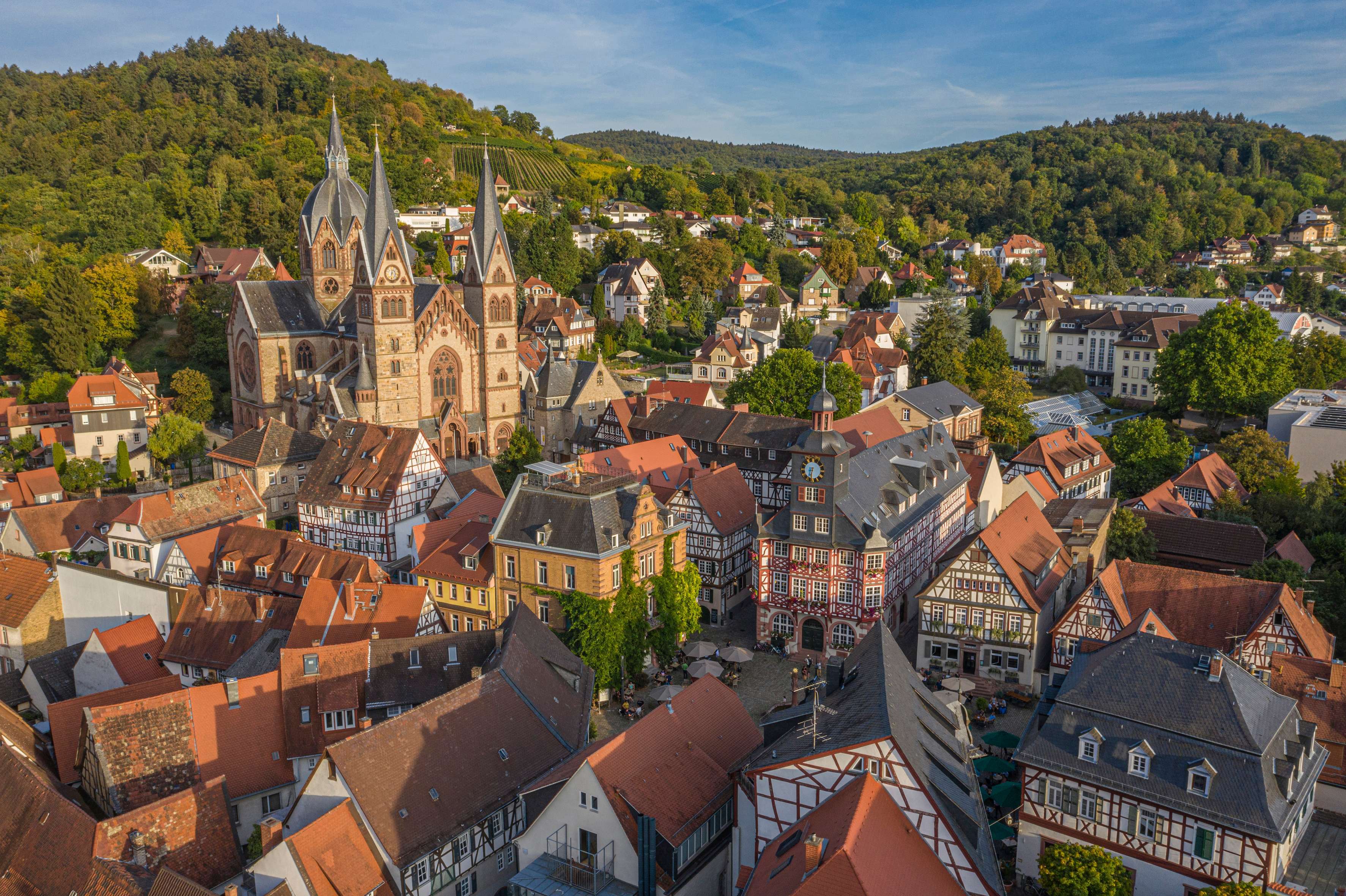 Luftaufnahme vom Marktplatz