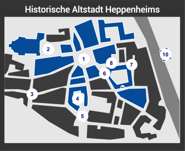 Altstadtkarte vereinfacht dargestellt