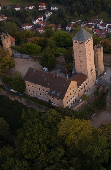 Luftaufnahme Starkenburg