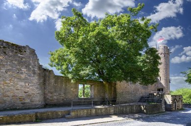 Starkenburg Aufnahme oberer Zwinger