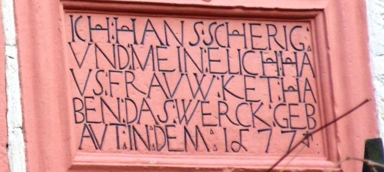 Inschrift Schneidmühle