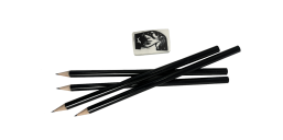 Bleistift "Sagen" Bleistift mit Aufsteckradiergummi