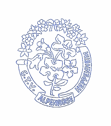 Gebirgstrachtenverein Alpenrose Logo Gebirgstrachtenverein Alpenrose Logo