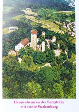 Broschüre Heppenheim an der Bergstraße mit seiner Starkenburg