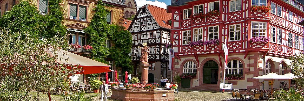 Der Heppenheimer Marktplatz