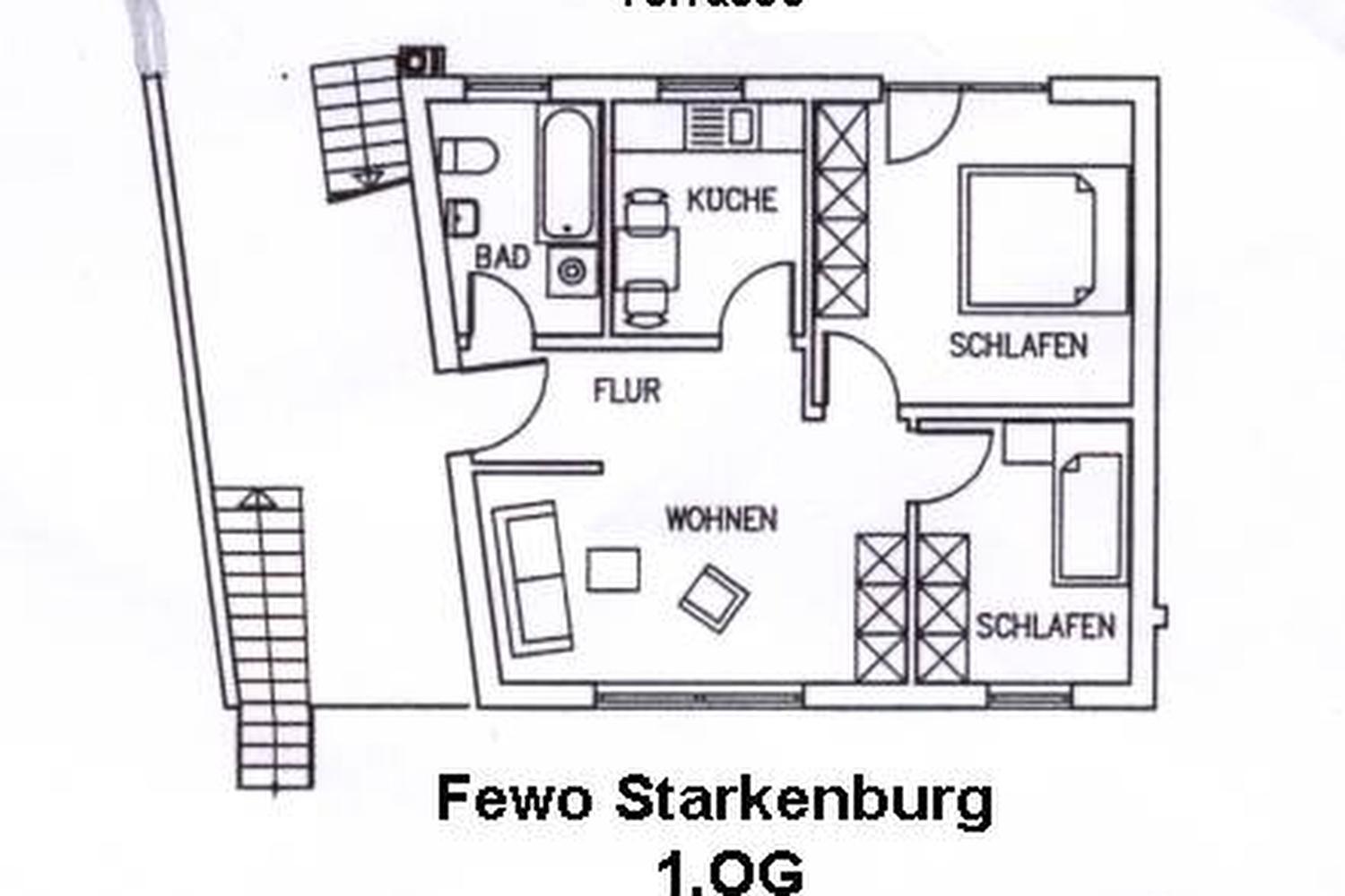 Ferienwohnung Kleber: Starkenburg