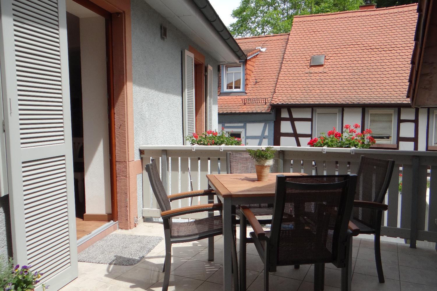 Ferienwohnung Landhaus: Appartement Schlossberg